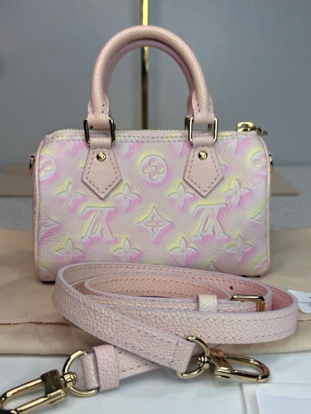 🦄Louis Vuitton Nano Speedy summer stardust 🦄💫 No Callouts